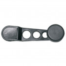 Manivela Reguladora do Vidro da Porta (Esporte) - Preta - Fixação: Grampo - Direita/Esquerda - Volkswagen Fusca GI 59 a 70