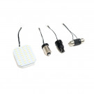 Lâmpada Led miniatura: 3014 36-SMD com 3 sockets 3.5W 12/24V - 250LM - Branco - Set - Uso Geral
