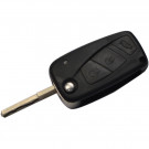 Chave S/Segredo (Oca) - Perfil Snake Key - 3 Botões - C/aloj. p/transponder - Linha Fiat