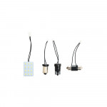 Lâmpada Led Miniatura: 3014 12-SMD 3 SOCKETS 1.5W AC12V 120LM - Branco - Set - Uso Geral