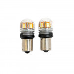 Lâmpada Led Miniatura: BA15S/P21W 15-SMD/2835 3.2W 420LM 6000K - Branco - 2 Peças - Uso Geral