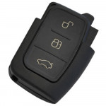 Capa do Telecomando - 3 Botões - S/Aloj. P/Transponder - Ford Fiesta após 10 - Focus 09 a 13