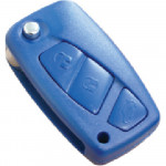 Chave Canivete (Oca) - 3 Botões - Azul (Não aceita adapt. p/Alarme) - VW Diversos, Ford Diversos, Fiat Diversos